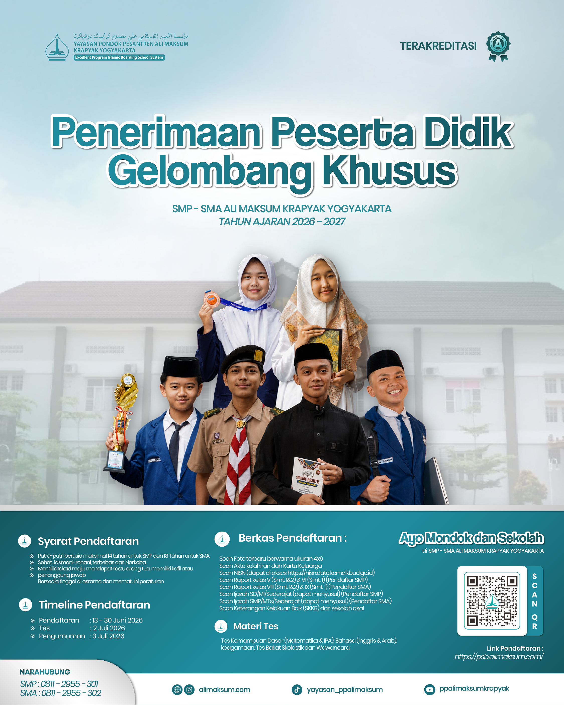 Penerimaan Peserta Didik Gelombang Khusus